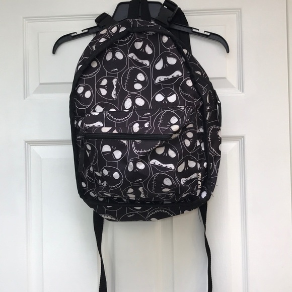 Disney Tim Burton's Nightmare Before Christmas Reversible Backpack-  NWOT - Picture 1 of 9